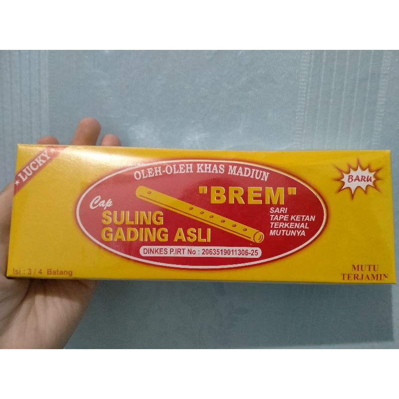 Jual Brem Suling Gading Rasa Original Khas Asli Madiun Isi Batang