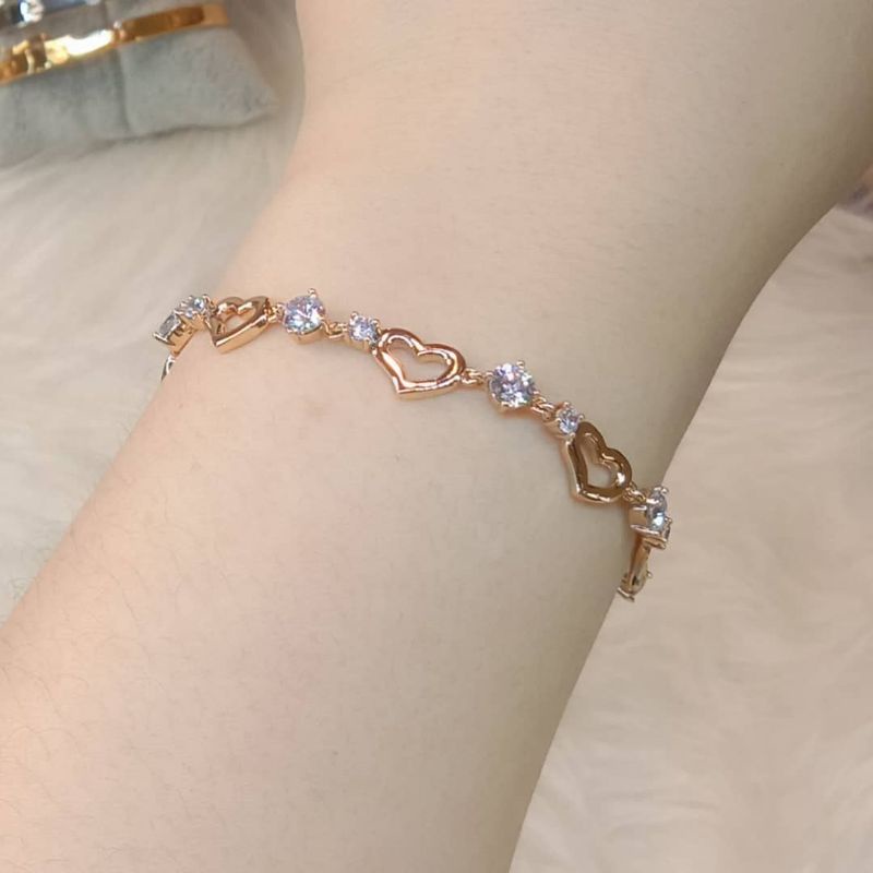 Jual Gelang Titanium Wanita Anti Karat Anti Alergi Tahan Lama Di