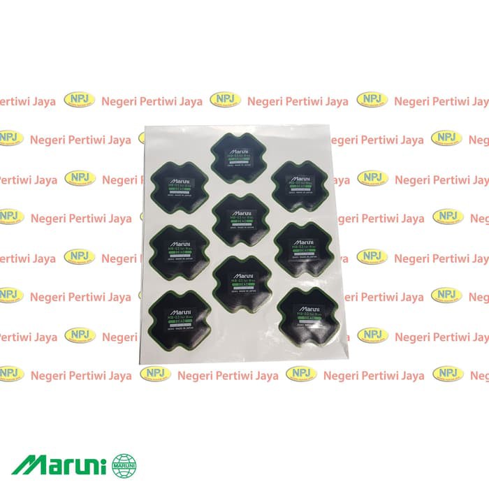 Jual Maruni Bias Tire Patch Mb Lembar Karet Tambal Ban Tubeless