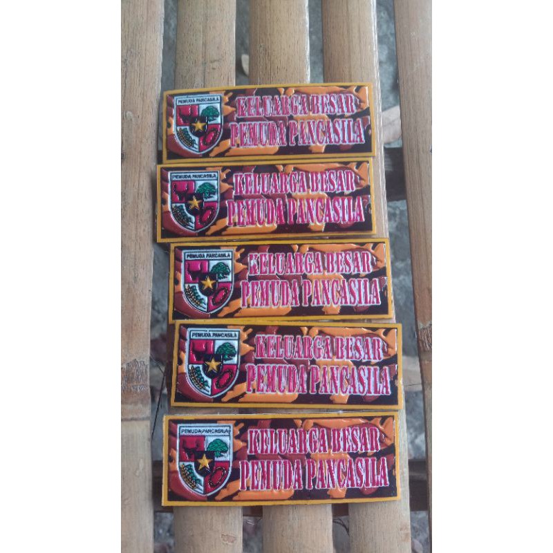 Jual Stiker Plat Nomor Motor Pemuda Pancasila Satu Pasang Indonesia