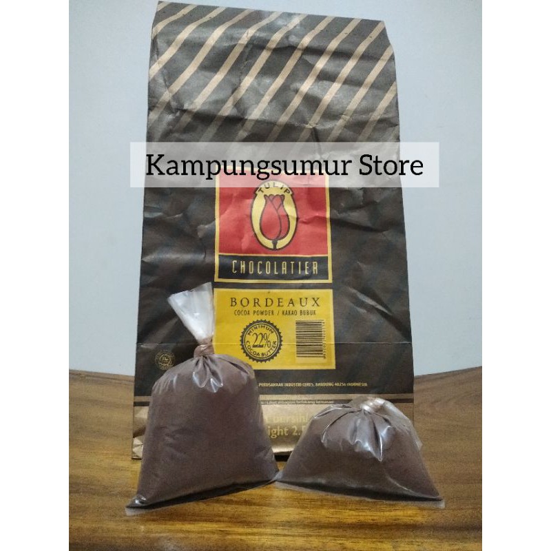 Jual Coklat Bubuk Tulip Bordeaux Cocoa Powder 50 Gr 100 Gr 250 Gr