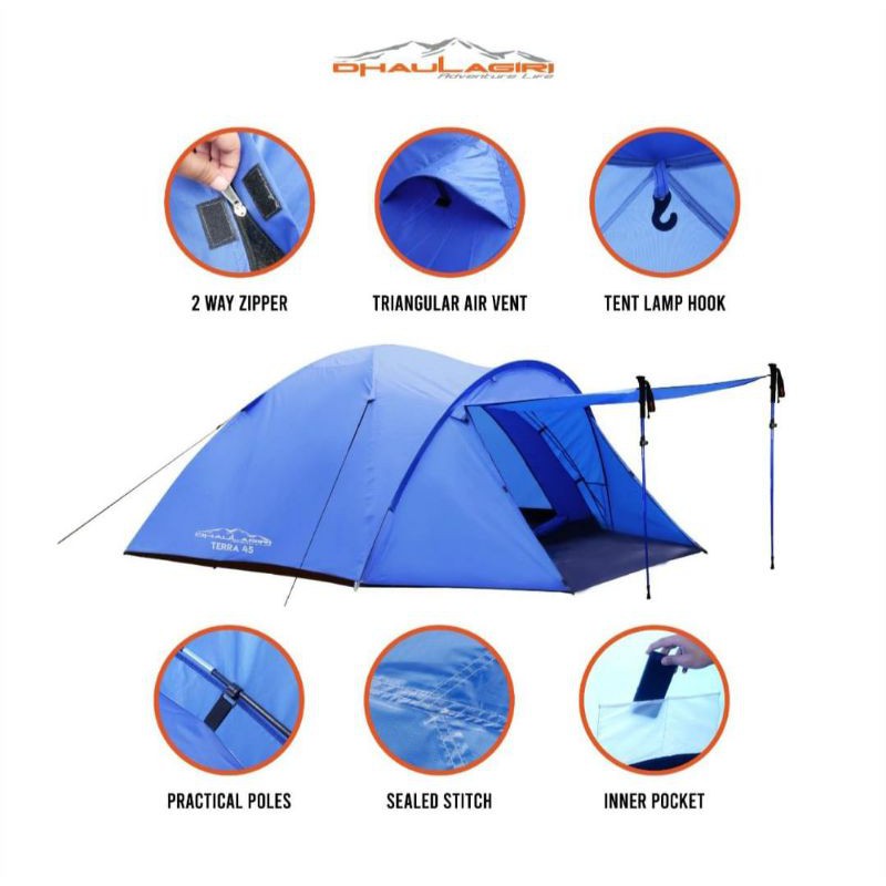 Tenda Camping Outdoor Dhaulagiri Terra Original Shopee Indonesia