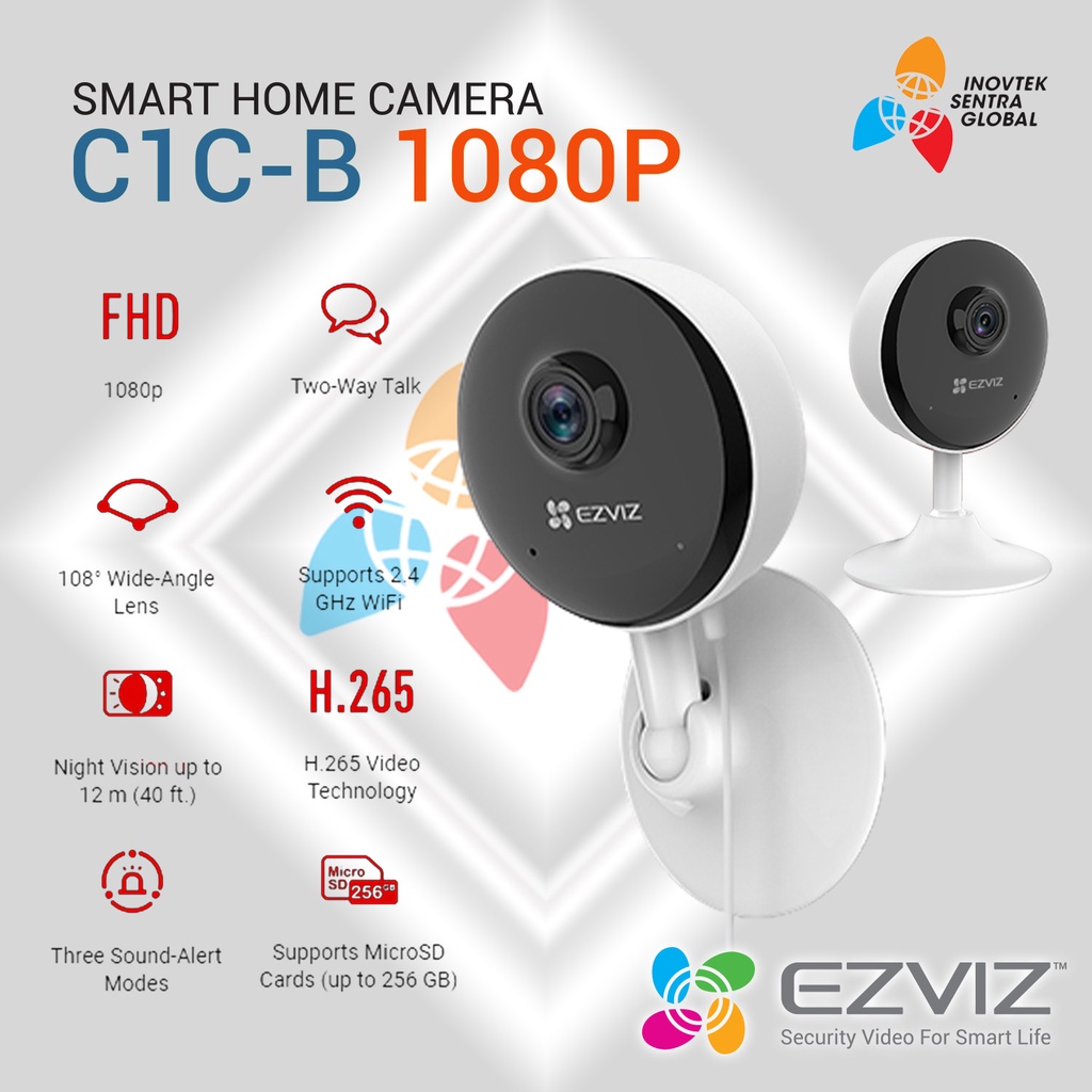 Jual Ezviz C C B C C B Smart Home Ip Camera Cctv P Garansi