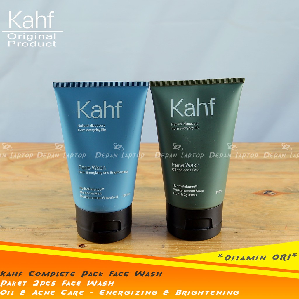 Jual Original Kahf Face Wash Pack Oil Acne Care Dan Skin Energizing And