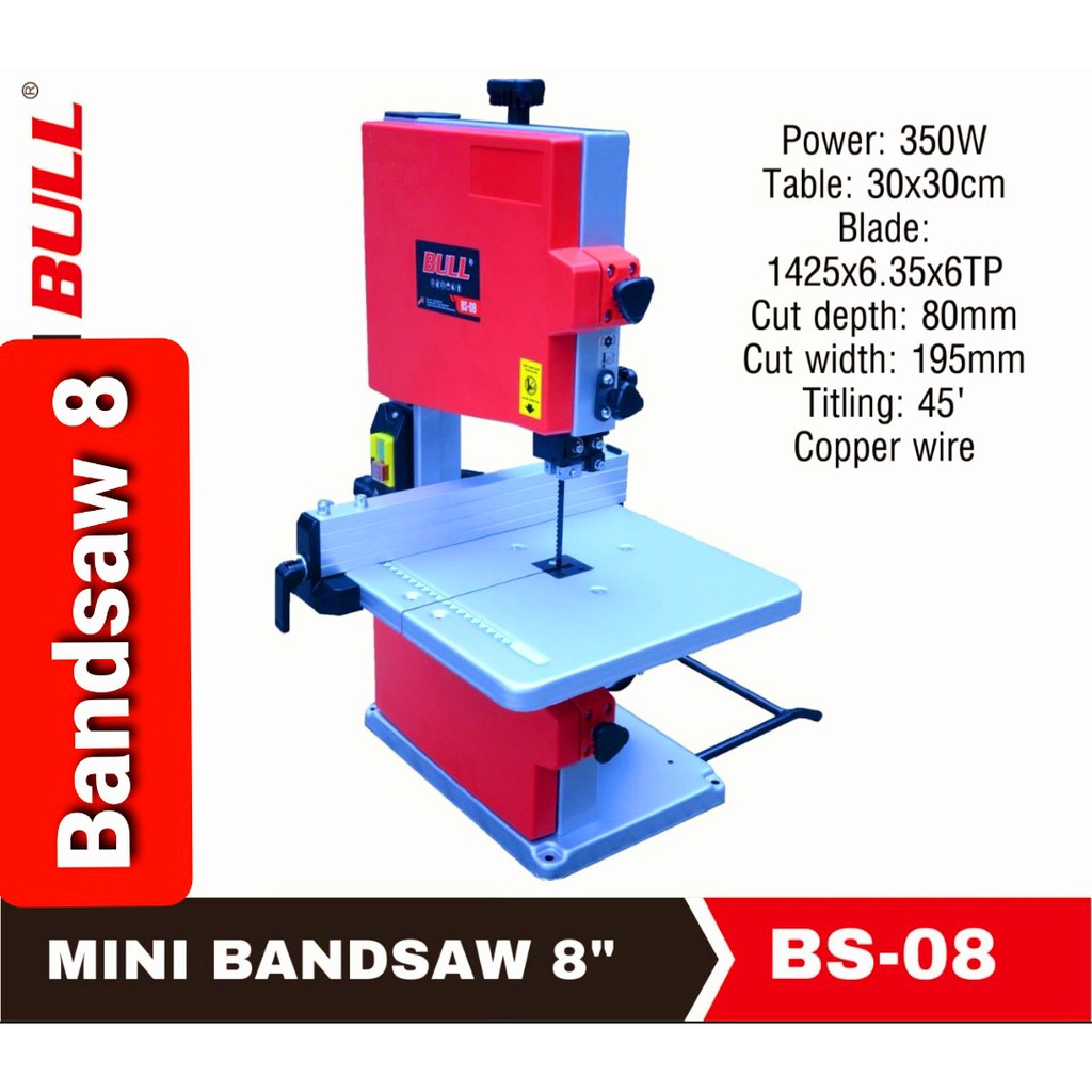 Jual Mesin Mini Bandsaw BULL BS Mesin Gergaji Pita BULL Indonesia Shopee Indonesia