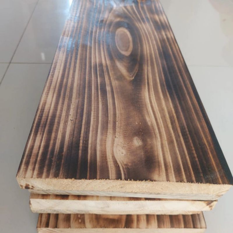 Jual PAPAN KAYU JATI LANDA MOTIP BAKAR UK L20 PANJANG VARIAN Shopee