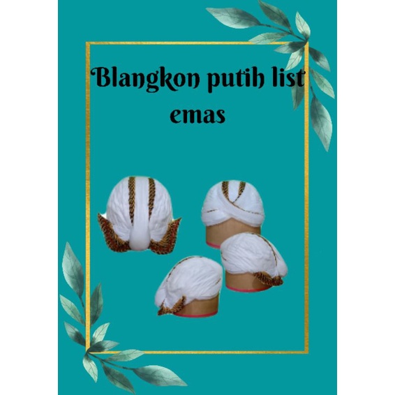 Jual BLANGKON PUTIH ALUSAN BISA DILIPAT Shopee Indonesia