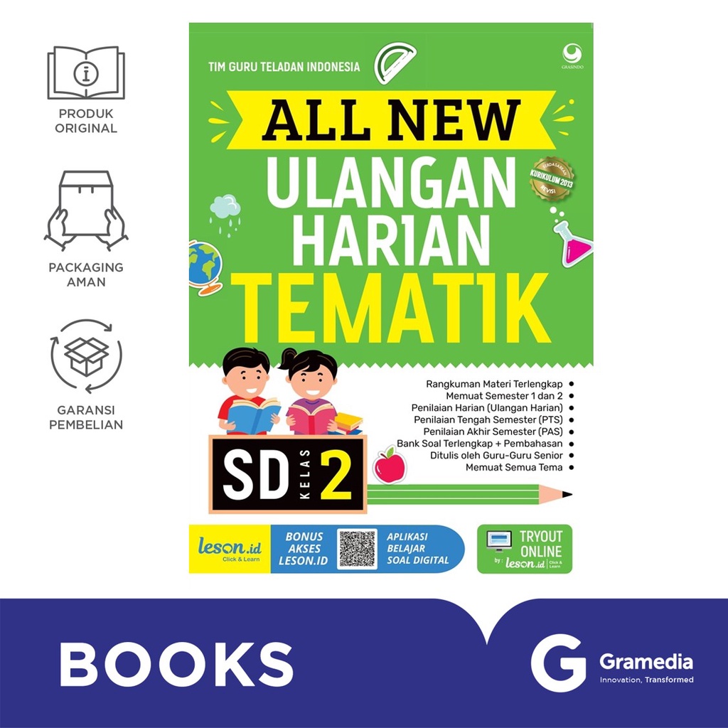 Jual All New Ulangan Harian Tematik Sd Mi Kelas 2 Shopee Indonesia