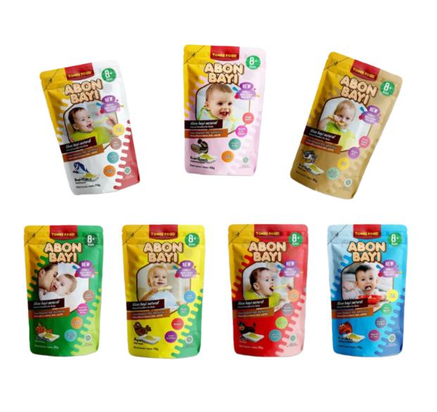 Jual TOMEZ FOOD Abon Premium All Variant Makanan MPASI Bayi 8 Bulan