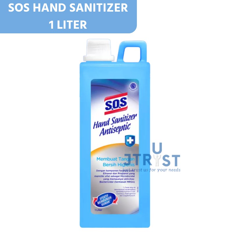 Jual Sos Hand Sanitizer Antiseptic Antibacterial Liter Indonesia