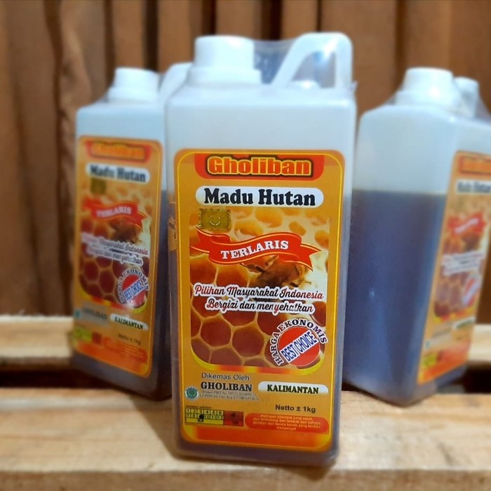 Jual Madu Hutan Kalimantan Kg Gholiban Stiker Holgram Dan Botol