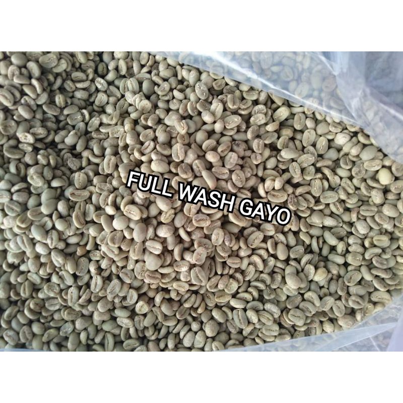 Jual Green Bean Arabika Gayo Full Wash 500Gr Biji Mentah Shopee