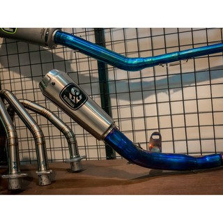 Jual Knalpot Villan Pro Zx R Header Blue Shopee Indonesia