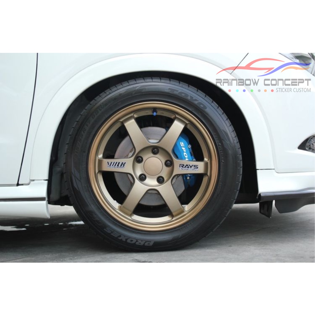 Jual Sticker Volk Racing Wheel Stiker Rays Engineering Pcs Shopee