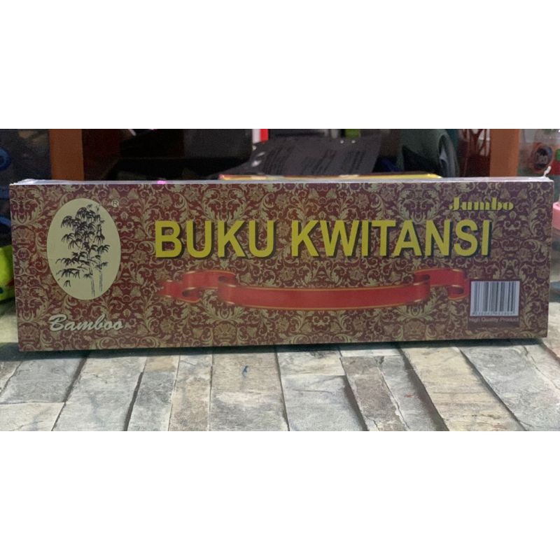 Jual Buku Kwitansi Besar Bamboo Buku Kwitansi Jumbo Shopee Indonesia