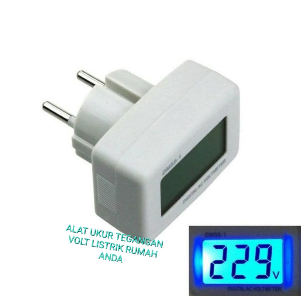 Jual Original Voltmeter Alat Ukur Tegangan Volt Listrik Rumah Tes Pen