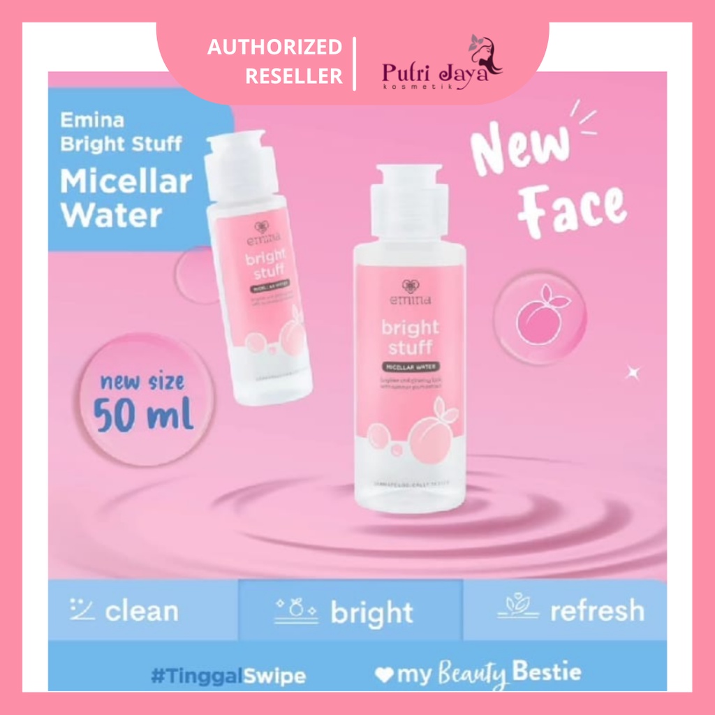 Jual New Emina Bright Stuff Micellar Water Drop Cleanser Shopee