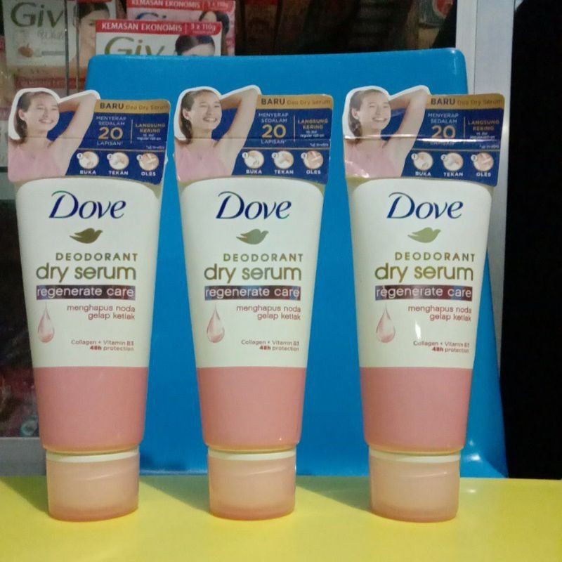 Jual Dove Deodorant Dry Serum Regenerate Care 50ml Shopee Indonesia