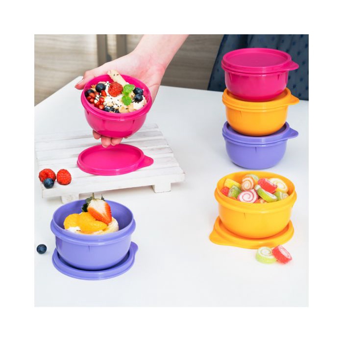 Jual Summer Cup Bowl Snack Up Tupperware Shopee Indonesia