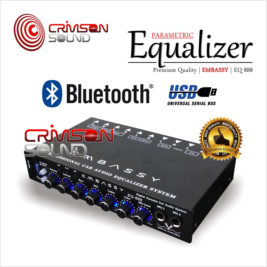 Jual Parametric Equalizer Preamp Karaoke Embassy Eq Bluetooth