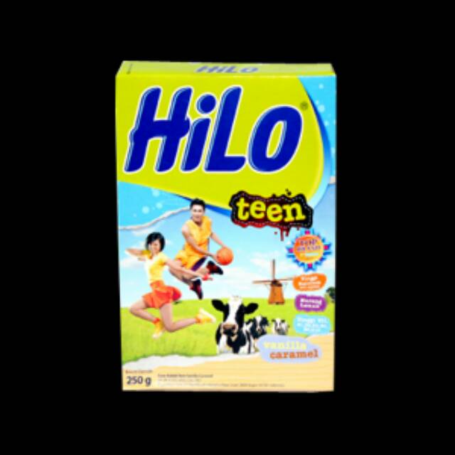 Jual Hilo Teen Susu Bubuk Hi Calcium Vanila Caramel Box G Shopee