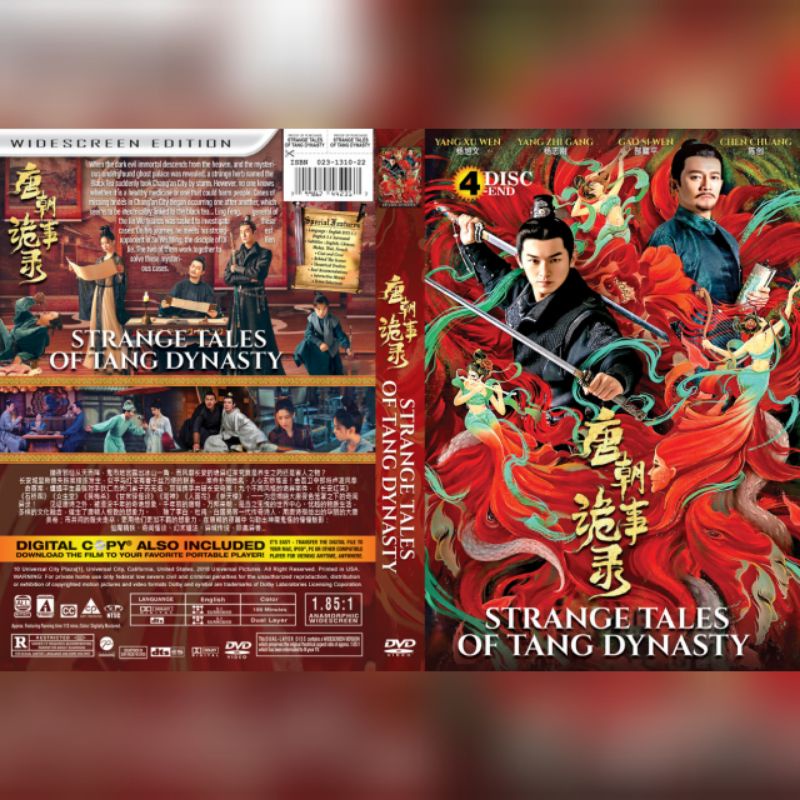 Jual Kaset Serial Silat STRANGE TALES OF TANG DYNASTY 2022 4 Disk