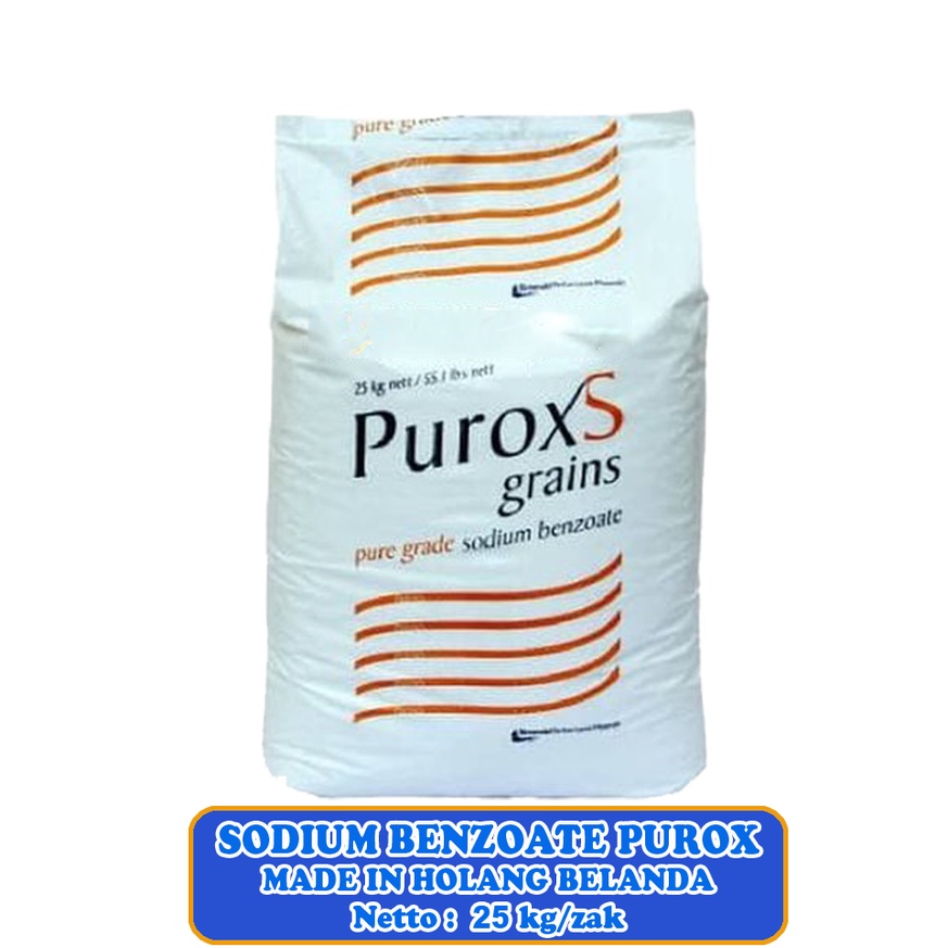 Jual Sodium Benzoate Purox Holland Kg Belanda Shopee Indonesia