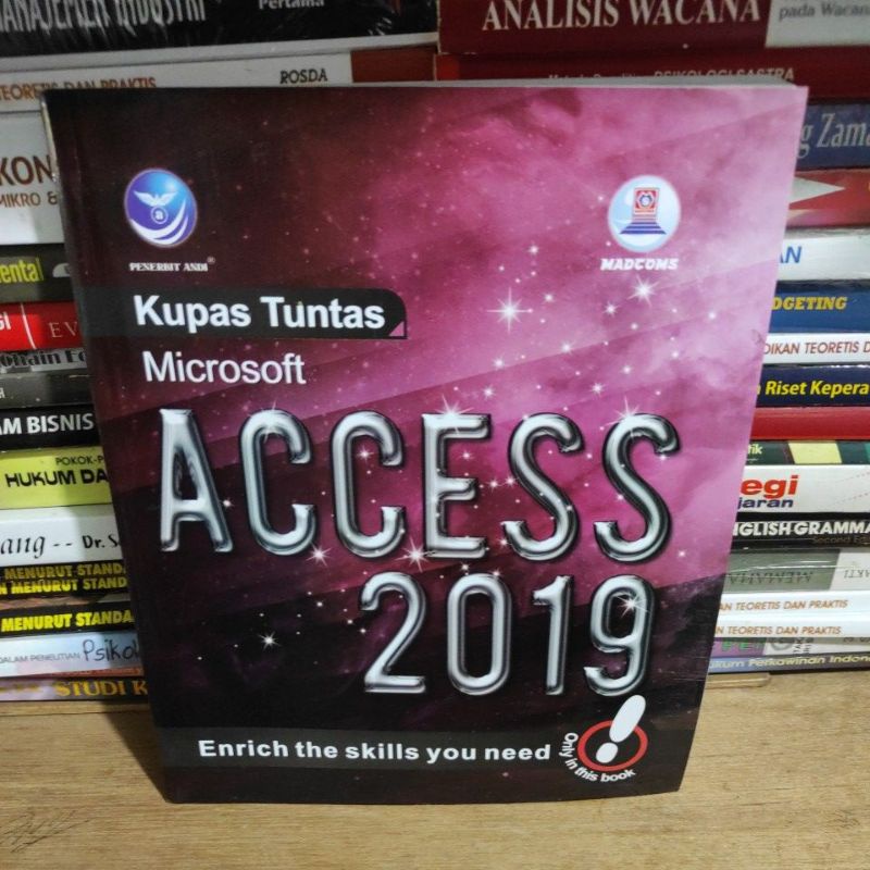 Jual Buku Kupas Tuntas Microsoft Access Oleh Madcoms Shopee