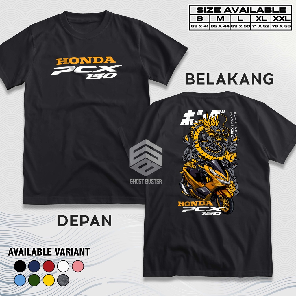 Jual Kaos Honda Pcx Racing Honda Gank Japan Syle Baju Distro Motor