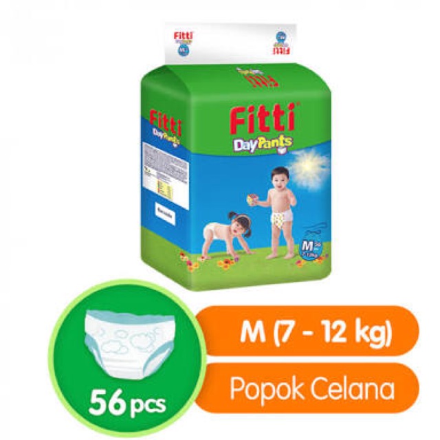 Jual FITTI PAMPERS SIZE M56 Shopee Indonesia