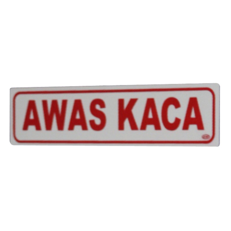 Jual Gm Label Kecil Awas Kaca Shopee Indonesia