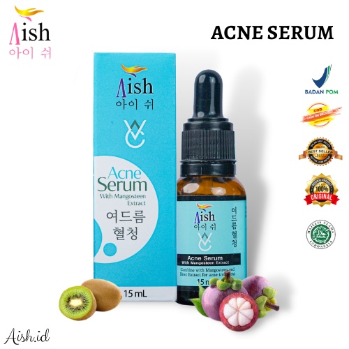 Jual AISH MANGOSTEN ACNE KOREAN SERUM UNTUK MELAWAN JERAWAT 100