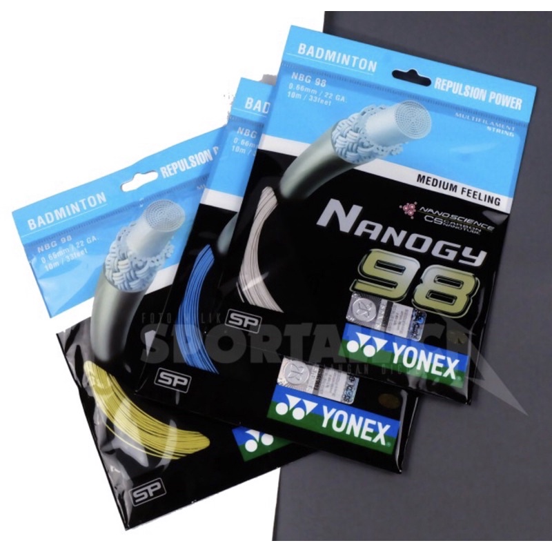 Jual Senar Badminton String Yonex Nanogy 98 SP Original Shopee Indonesia