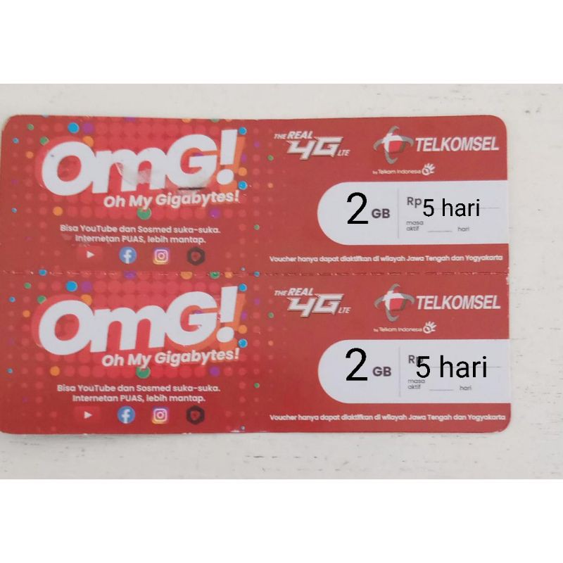 Jual Voucher Telkomsel 2GB 5 Hari Zona 1 Sulawesi Shopee Indonesia