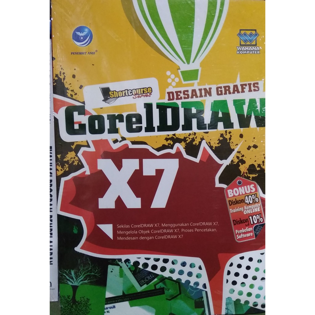 Jual Desain Grafis Coreldraw X Wahana Komputer Andi Offset Buku