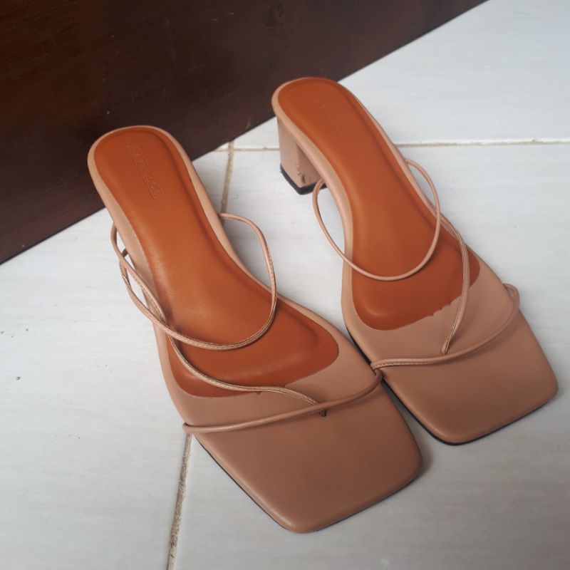 Jual Nakedsol Niki Heels Nude Size 41 Preloved Second Indonesia Shopee