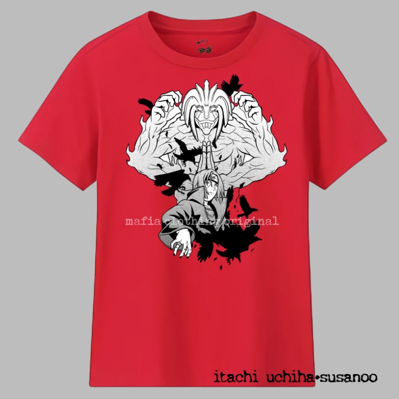 Jual Kaos Naruto Anime Itachi Uchiha Susanoo Shopee Indonesia