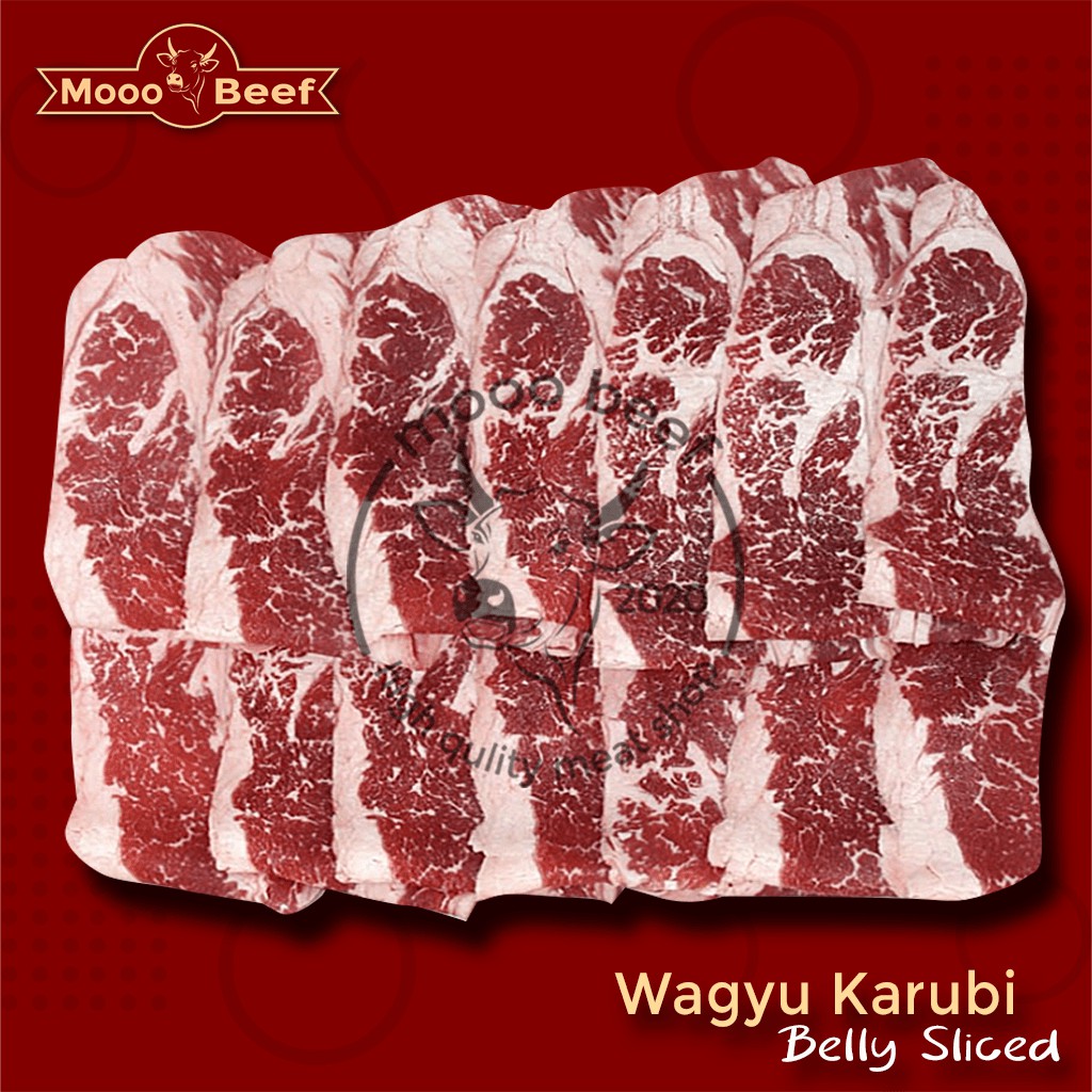 Jual Wagyu Karubi Belly Sliced Gr Shopee Indonesia