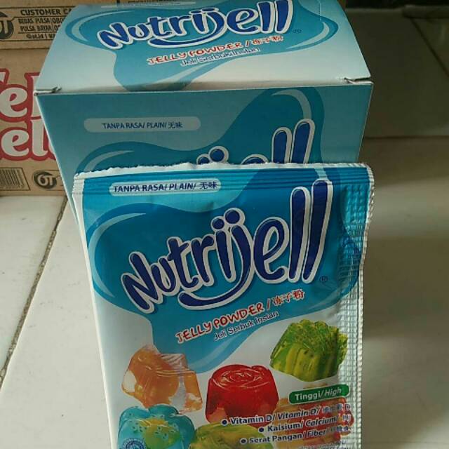 Jual Nutrijell Plain Dus Hemat Pcs Shopee Indonesia