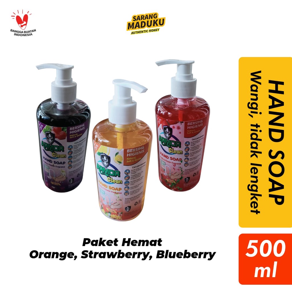 Jual Hand Soap Sabun Cuci Tangan Aroma Wangi Strawberry Orange