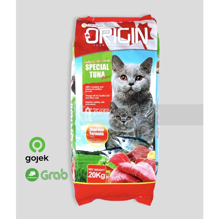 Jual Makanan Kucing Origin Tuna Kg Khusus Grab Gojek Shopee Indonesia