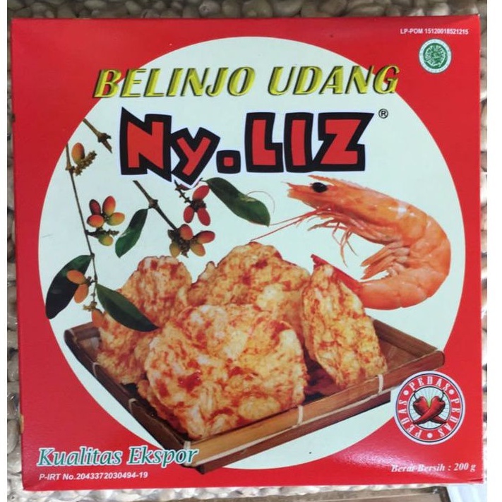 Jual Krupuk Emping Udang Mentah Ny Liz Pedas Manis Shopee Indonesia