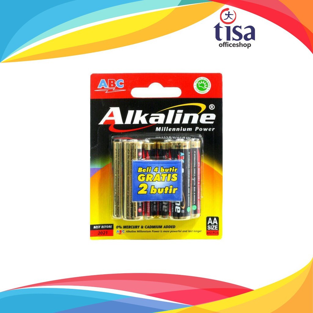 Jual Baterai Abc Alkaline Aa Isi Shopee Indonesia