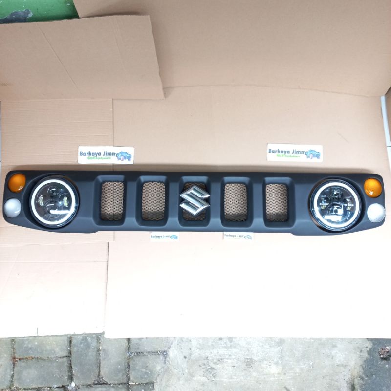 Jual GRILL KATANA VARIASI MODEL NEW JIMNY HUMMER CARIBIAN SET DAYMAKER