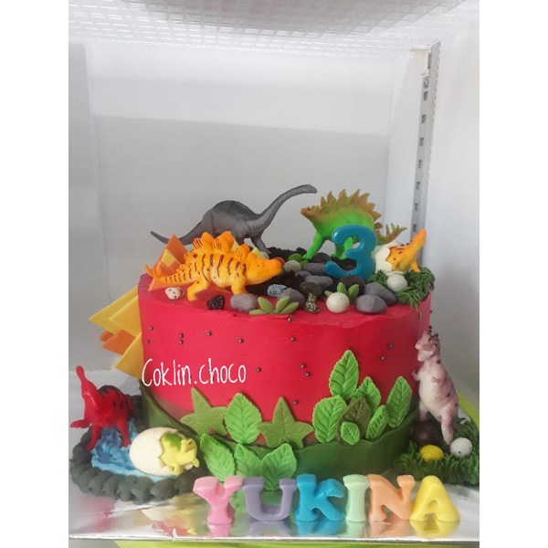 Jual Kue Ulang Tahun Dinosaurus Cake Birthday Dino Birthday Cake