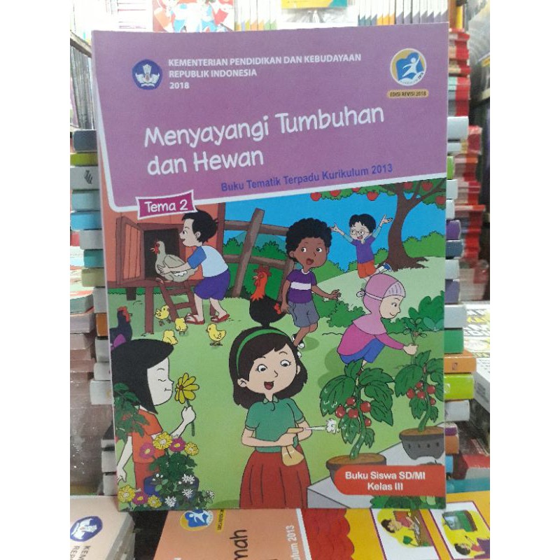 Jual Buku Tematik Tema Menyayangi Tumbuhan Dan Hewan Kelas Sd