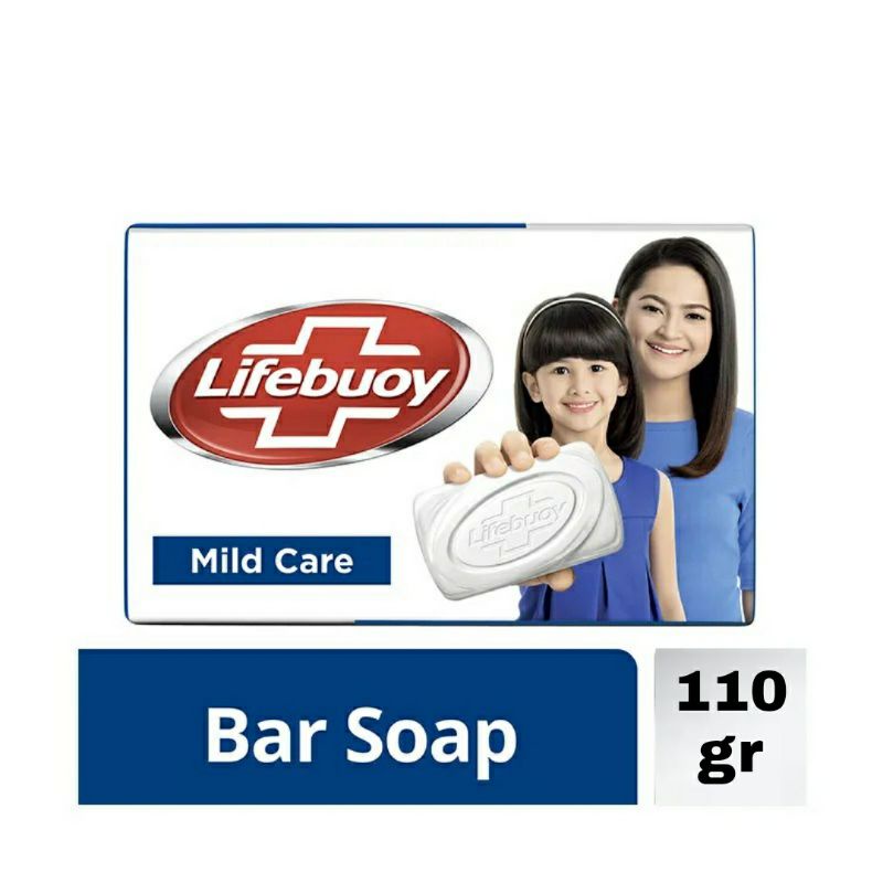 Jual Lifebuoy Mild Care Sabun Mandi Batang Activ Silver Formula 110g