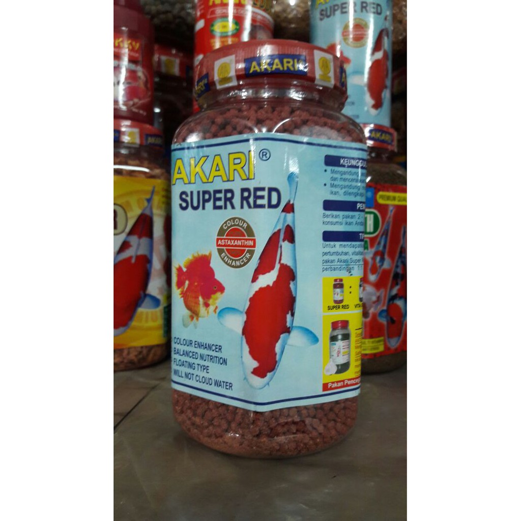 Jual Makanan Ikan Akari Super Red Gram Shopee Indonesia