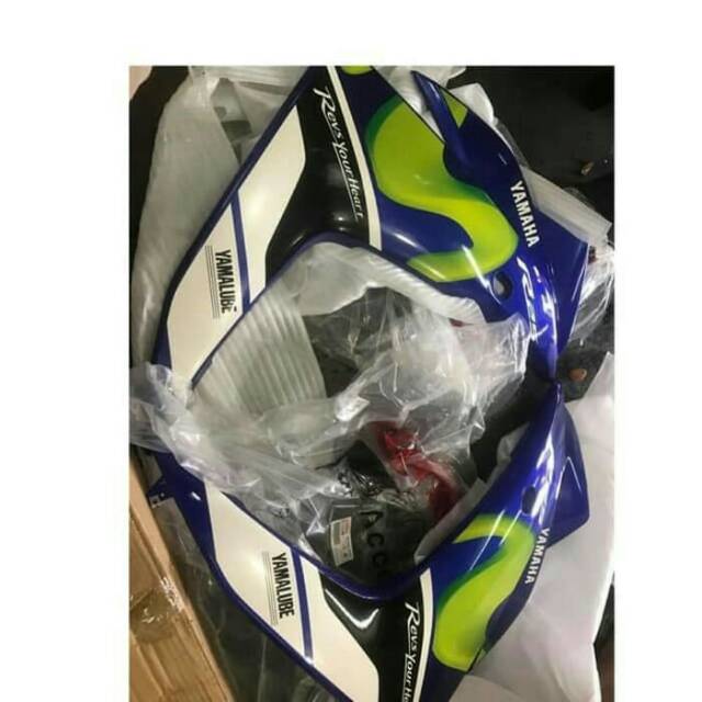 Jual Fairing Sayap Depan Yamaha R25 Movistar Original Shopee Indonesia