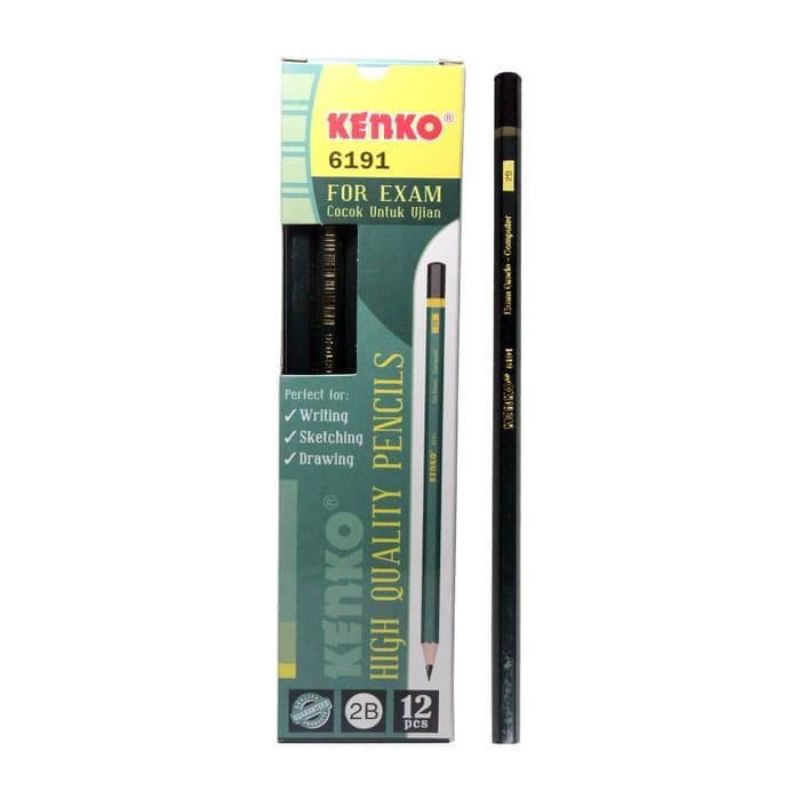 Jual Pensil Kenko 2B 6191 Harga Satuan Shopee Indonesia